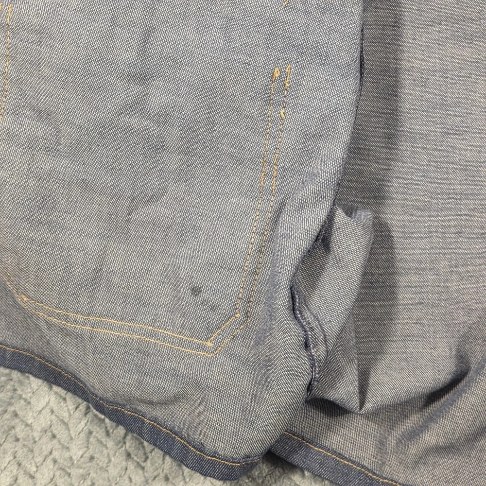 Vintage Levi's Denim Jean Chore Jacket Men's Medium Button Up Orange Tab Pockets - Picture 13 of 16
